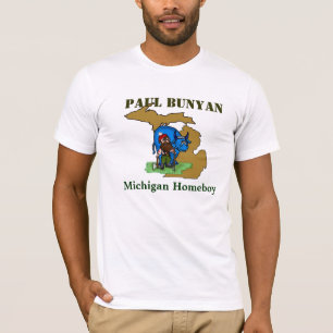 Camiseta de Paul Bunyan Michigan Homeboy