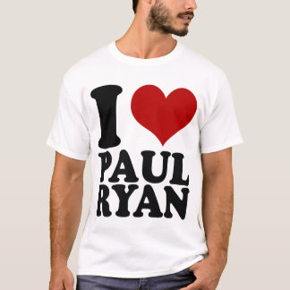 Camiseta de Paul Ryan del corazón I