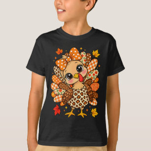 Camiseta de pavo adorable de acción de gracias gor