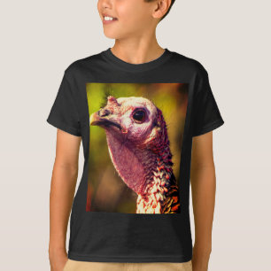 Camiseta de Pavo de Cerca y Personal