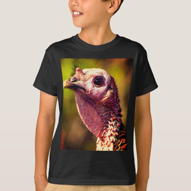 Camiseta de Pavo de Cerca y Personal (Anverso)