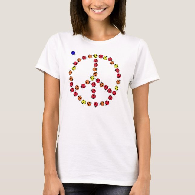 Camiseta de paz de Ladybug (Anverso)