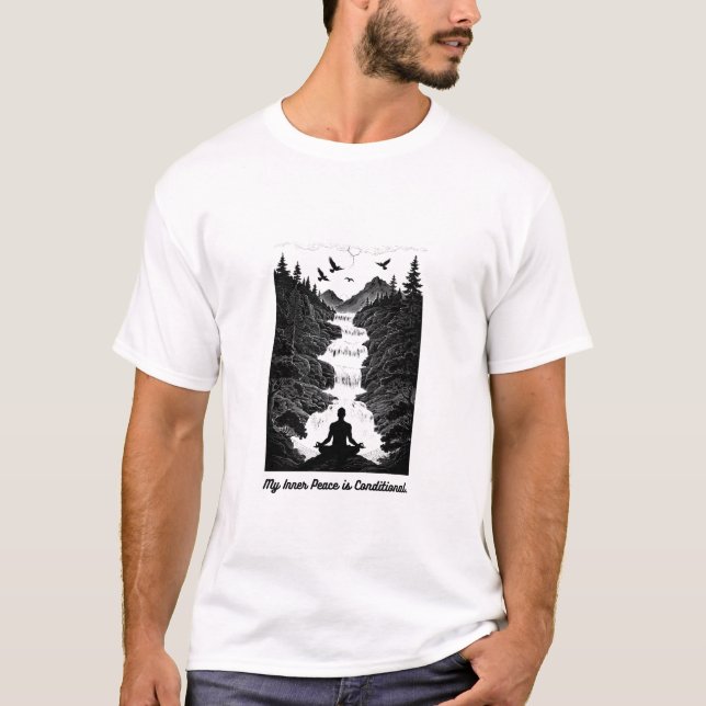 Camiseta de Paz Interior Condicional | Zen Minimal (Anverso)