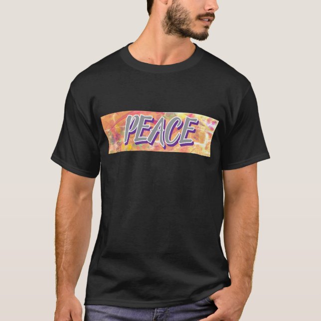 Camiseta de "PAZ" masculina (Anverso)