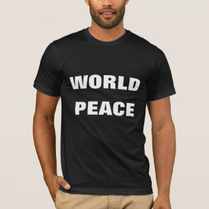 camiseta de paz mundial