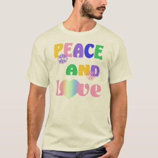 Camiseta de Paz y Amor Hippie