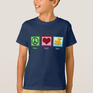 Camiseta de Peace Love Ducks