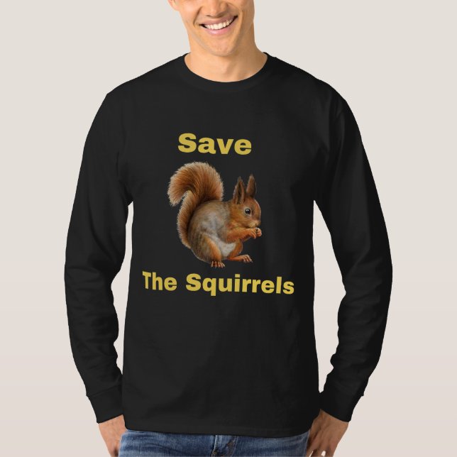 Camiseta de Peanut la ardilla Save The Squirrels (Anverso)