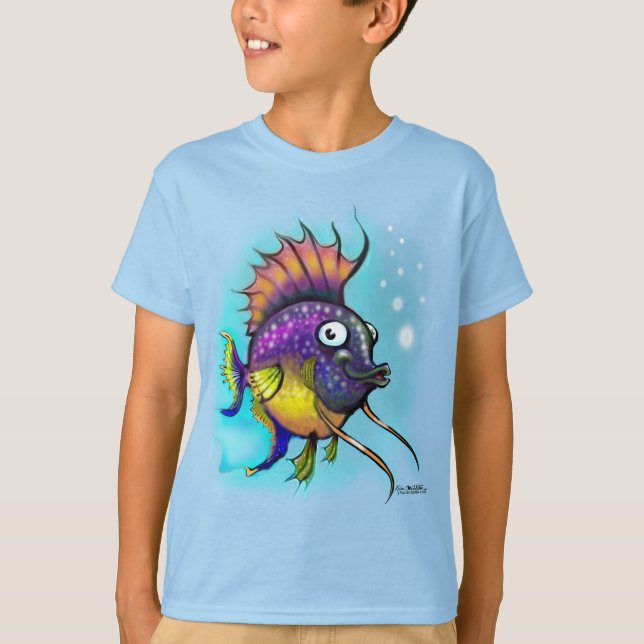 Camiseta de peces arco iris (Anverso)