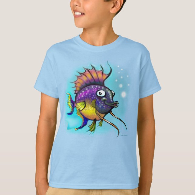 Camiseta de peces arco iris (Anverso)