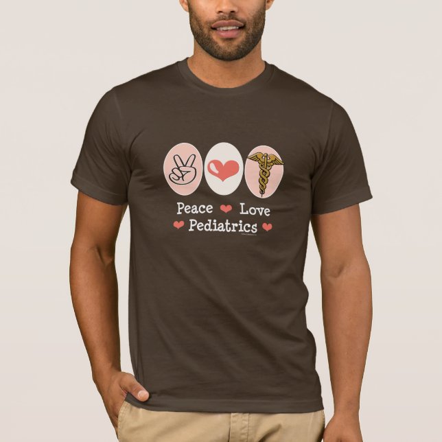 Camiseta de Pediatrian de la pediatría del amor de (Anverso)