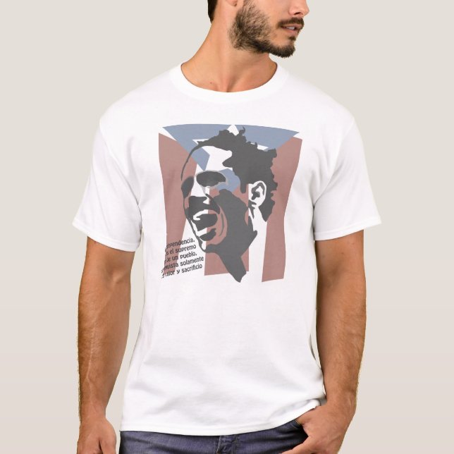 Camiseta de Pedro Albizu Campos (Anverso)
