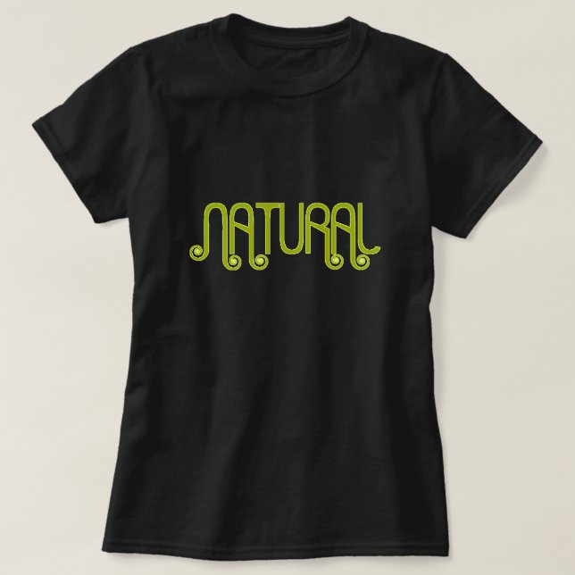 Camiseta de pelo natural (Diseño del anverso)
