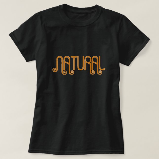 Camiseta de pelo natural (Diseño del anverso)