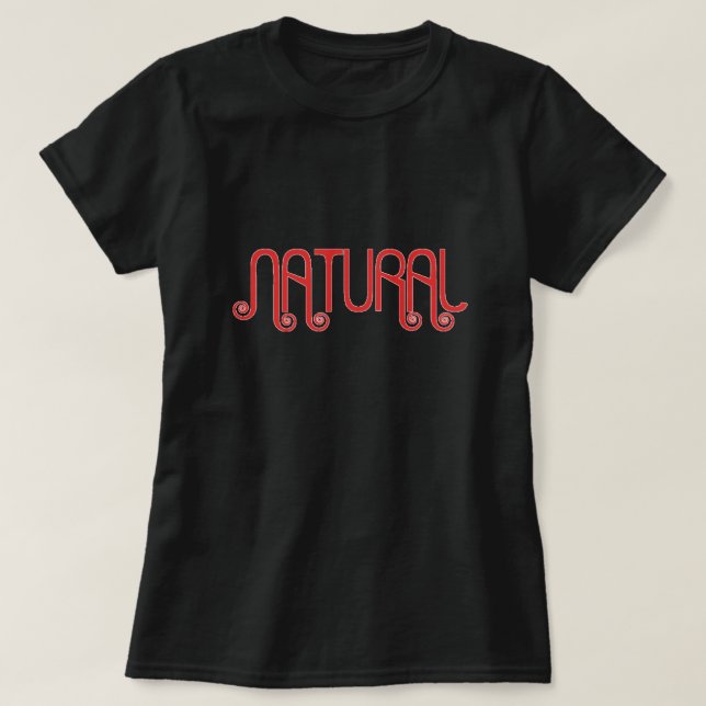 Camiseta de pelo natural (Diseño del anverso)