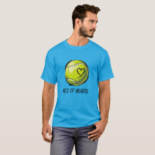 Camiseta de pelota de tenis pintada As de Corazone
