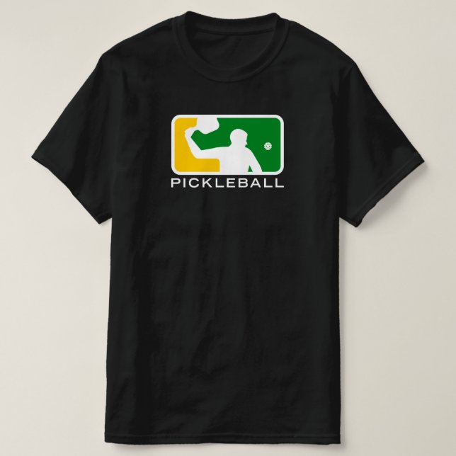 Camiseta de pelota: Liga Mayor (Verde/Blanco) (Diseño del anverso)