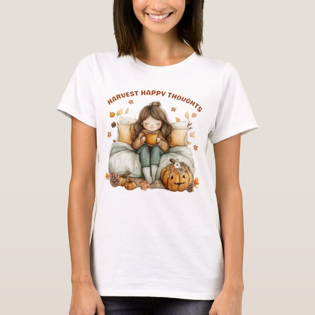 Camiseta de Pensamientos Felices de Cosecha (Anverso)