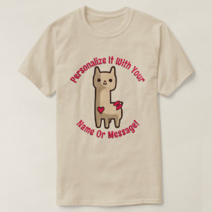 Camiseta de pequeña llamada
