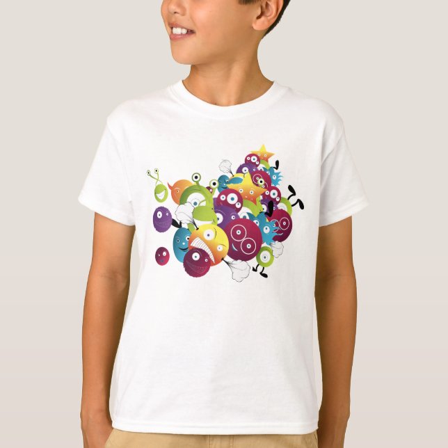 Camiseta de pequeños monstruos (Anverso)