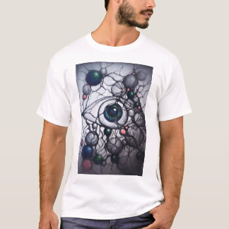 Camiseta de percepción abstracta del ojo neurográf