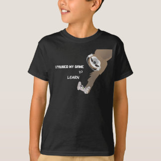 Camiseta de perezoso colgando que dice 'Pausé mi j