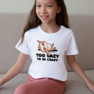 Camiseta de perezoso divertido 'Demasiado perezoso