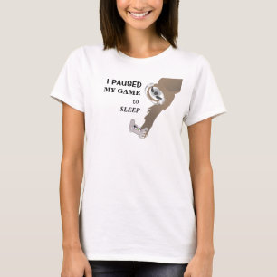Camiseta de perezoso durmiendo con control de vide