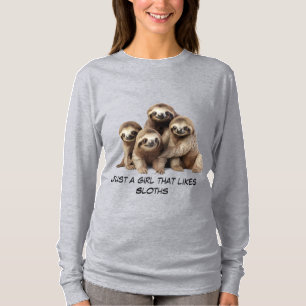 Camiseta de perezoso lindo
