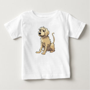 Camiseta de perro agobiante de Baby Fine Jersey