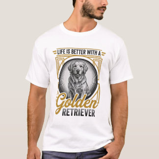 Camiseta de perro amante de grabado vintage Retrie