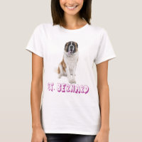 Camiseta de perro cachorro San Bernardo de amor