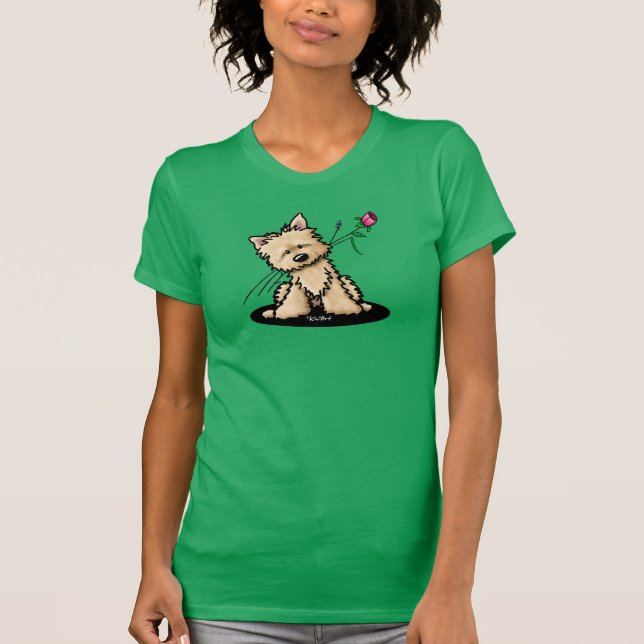 Camiseta de perro Cairn Terrier (Anverso)