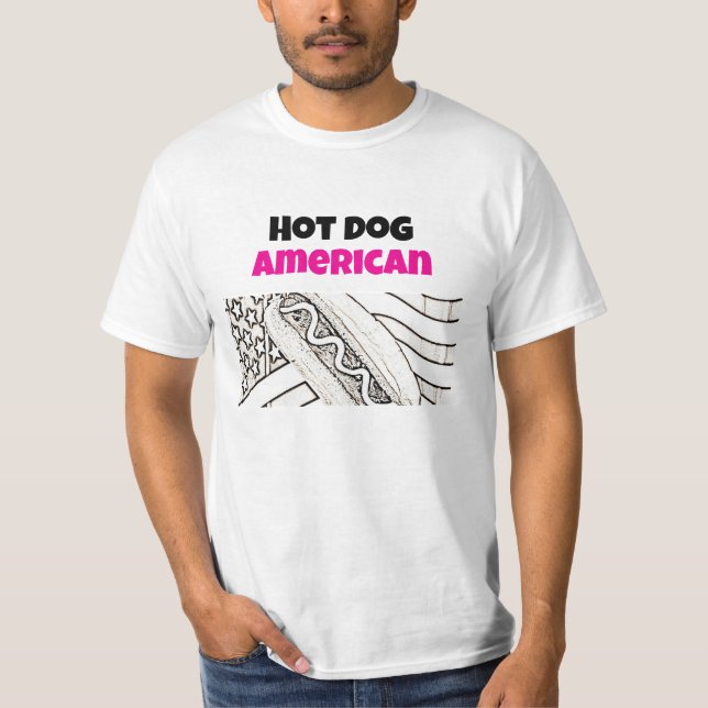 Camiseta de perro caliente (Anverso)