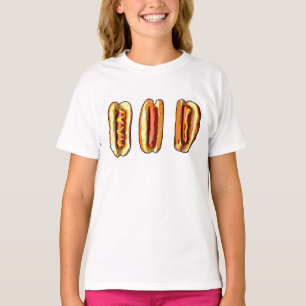 Camiseta de perro caliente
