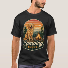 Camiseta de perro compañero de camping