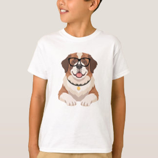 Camiseta de perro con gafas