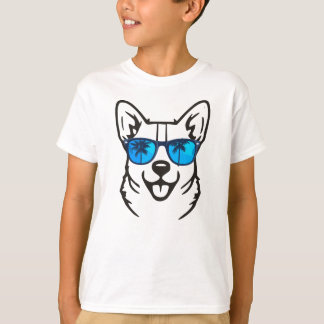 Camiseta de perro con gafas