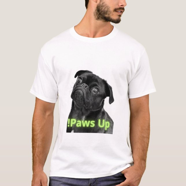 Camiseta de perro conservadora - Perro negro Minim (Anverso)