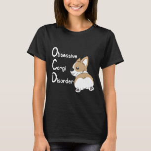 Camiseta De Perro Corgi Lindo Ocd Por Corgi  