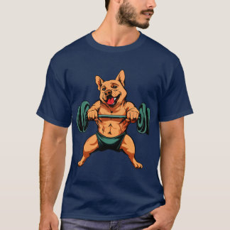 Camiseta de perro de animales deportivos