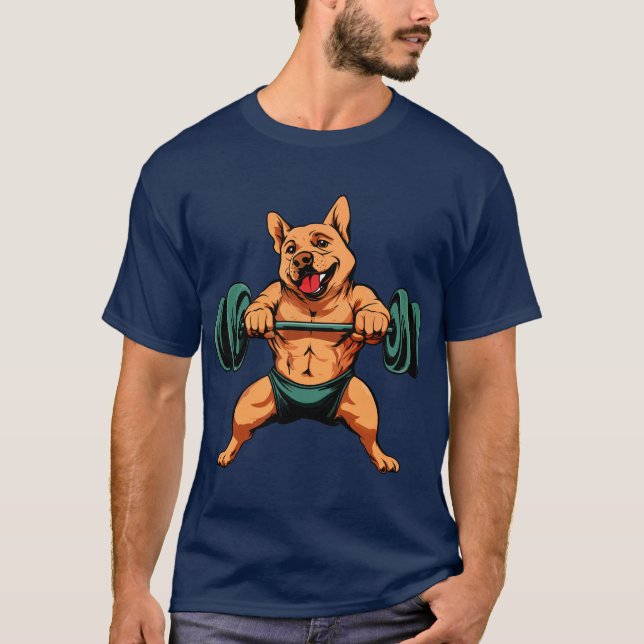 Camiseta de perro de animales deportivos (Anverso)