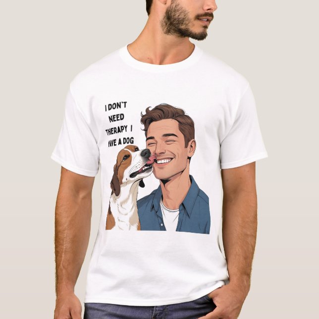 Camiseta de perro de apoyo emocional (Anverso)