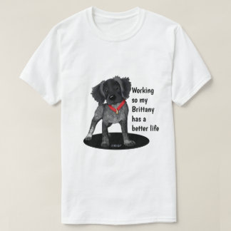 Camiseta de perro de Bretaña KiniArt