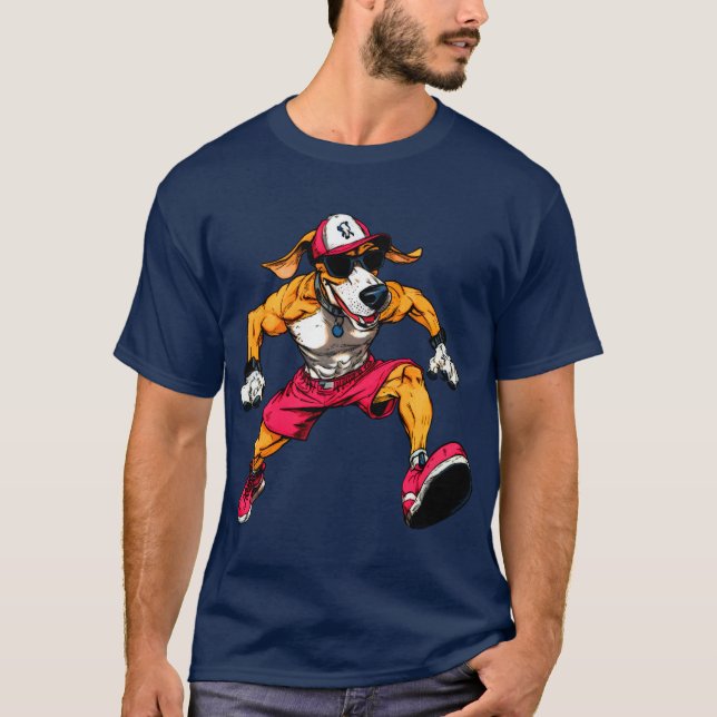 Camiseta de perro de fitness (Anverso)