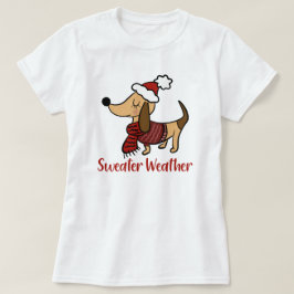 Camiseta de perro de invierno de Dachshund