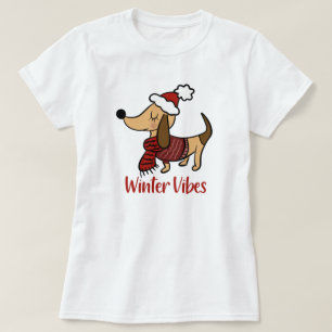 Camiseta de perro de invierno de Dachshund
