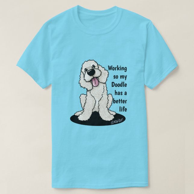 Camiseta de perro de KiniArt (Diseño del anverso)