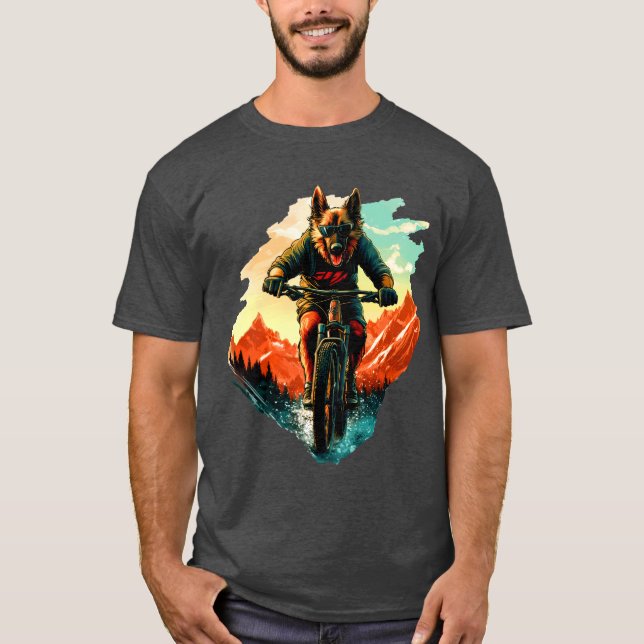 Camiseta de perro de montaña / Camiseta de perro d (Anverso)