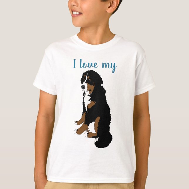 Camiseta de perro de montaña de Bernese (Anverso)